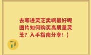 去哪进灵芝卖啊最好呢图片如何购买高质量灵芝？入手指南分享！)