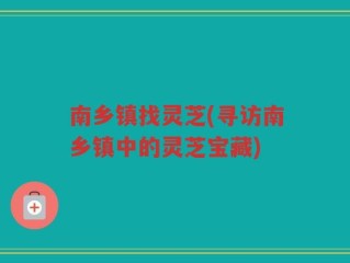 南乡镇找灵芝(寻访南乡镇中的灵芝宝藏)