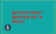 园村灵芝孢子粉加工厂(园村灵芝孢子粉厂焕发新活力