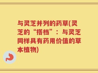 与灵芝并列的药草(灵芝的“搭档”：与灵芝同样具有药用价值的草本植物)