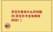 灵芝片里有什么药材图片(灵芝片中含有哪些药材？)