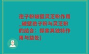 孢子粉破壁灵芝粉作用_破壁孢子粉与灵芝粉的结合：探索其独特作用与益处)