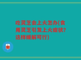 吃灵芝会上火怎办(食用灵芝引发上火症状？这样缓解可行)