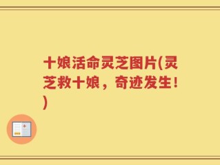 十娘活命灵芝图片(灵芝救十娘，奇迹发生！)
