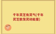 千年灵芝有灵气(千年灵芝散发灵动能量)