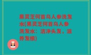 黑灵芝何首乌人参洗发水(黑灵芝何首乌人参洗发水：洁净头发，滋养发根)
