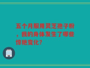 五个月服用灵芝孢子粉，我的身体发生了哪些惊艳变化？