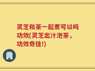 灵芝和茶一起煮可以吗功效(灵芝出汁泡茶，功效奇佳!)