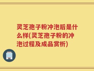 灵芝孢子粉冲泡后是什么样(灵芝孢子粉的冲泡过程及成品赏析)