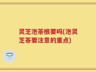 灵芝泡茶根要吗(泡灵芝茶要注意的重点)
