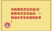 花胶银耳灵芝花菇(花胶银耳灵芝花菇汤：一碗滋补养生的美味佳肴)