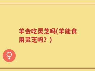 羊会吃灵芝吗(羊能食用灵芝吗？)
