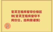 官灵芝租房窗帘价格区别(官灵芝租房窗帘不同价位，选购需谨慎)
