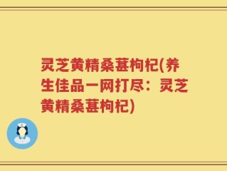 灵芝黄精桑葚枸杞(养生佳品一网打尽：灵芝黄精桑葚枸杞)