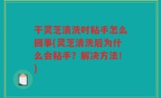 干灵芝清洗时粘手怎么回事(灵芝清洗后为什么会粘手？解决方法！)
