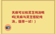 天麻可以和灵芝炖汤喝吗(天麻与灵芝搭配炖汤，值得一试！)