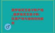 俄罗斯灵芝孢子粉产地_俄罗斯灵芝孢子粉：优质产地与独特功效解析