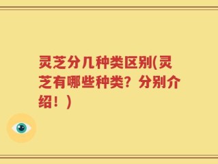灵芝分几种类区别(灵芝有哪些种类？分别介绍！)