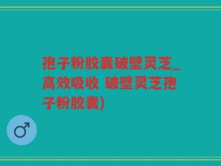 孢子粉胶囊破壁灵芝_高效吸收 破壁灵芝孢子粉胶囊)