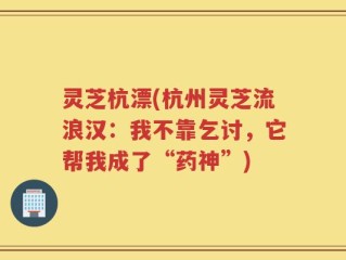 灵芝杭漂(杭州灵芝流浪汉：我不靠乞讨，它帮我成了“药神”)