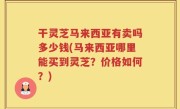 干灵芝马来西亚有卖吗多少钱(马来西亚哪里能买到灵芝？价格如何？)