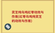 灵芝炖乌鸡红枣功效与作用(红枣乌鸡炖灵芝的功效与作用)