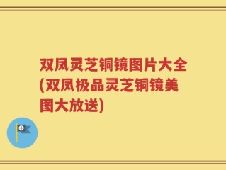 双凤灵芝铜镜图片大全(双凤极品灵芝铜镜美图大放送)