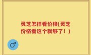 灵芝怎样看价格(灵芝价格看这个就够了！)