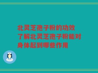 北灵芝孢子粉的功效 了解北灵芝孢子粉能对身体起到哪些作用