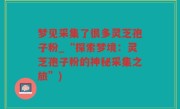 梦见采集了很多灵芝孢子粉_“探索梦境：灵芝孢子粉的神秘采集之旅”)