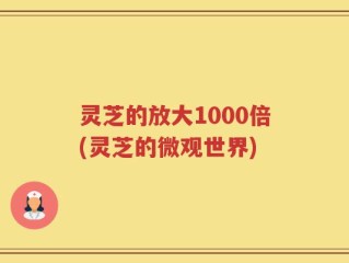 灵芝的放大1000倍(灵芝的微观世界)