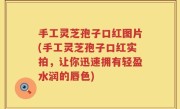 手工灵芝孢子口红图片(手工灵芝孢子口红实拍，让你迅速拥有轻盈水润的唇色)