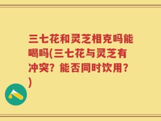 三七花和灵芝相克吗能喝吗(三七花与灵芝有冲突？能否同时饮用？)