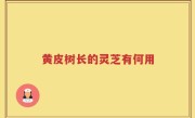黄皮树长的灵芝有何用