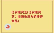 亿安隆灵芝(亿安隆灵芝：增强免疫力的神奇食品)