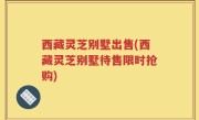 西藏灵芝别墅出售(西藏灵芝别墅待售限时抢购)
