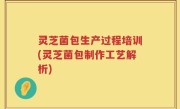 灵芝菌包生产过程培训(灵芝菌包制作工艺解析)