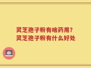 灵芝孢子粉有啥药用？灵芝孢子粉有什么好处