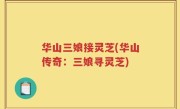 华山三娘接灵芝(华山传奇：三娘寻灵芝)