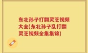 东北孙子打翻灵芝视频大全(东北孙子乱打翻灵芝视频全集集锦)