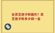 谷灵芝孢子粉图片？灵芝孢子粉多少钱一盒