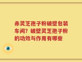 赤灵芝孢子粉破壁包装车间？破壁灵芝孢子粉的功效与作用有哪些