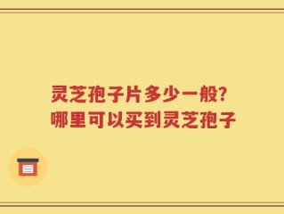 灵芝孢子片多少一般？哪里可以买到灵芝孢子