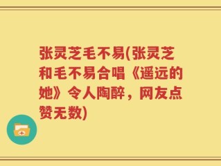 张灵芝毛不易(张灵芝和毛不易合唱《遥远的她》令人陶醉，网友点赞无数)
