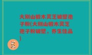 大别山椴木灵芝破壁孢子粉(大别山椴木灵芝孢子粉破壁，养生佳品)