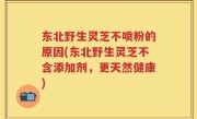 东北野生灵芝不喷粉的原因(东北野生灵芝不含添加剂，更天然健康)