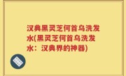 汉典黑灵芝何首乌洗发水(黑灵芝何首乌洗发水：汉典界的神器)