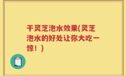 干灵芝泡水效果(灵芝泡水的好处让你大吃一惊！)