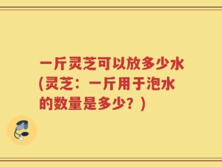 一斤灵芝可以放多少水(灵芝：一斤用于泡水的数量是多少？)