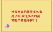 才长出来的灵芝多久有孢子粉(灵芝多长时间才能产生孢子粉？)